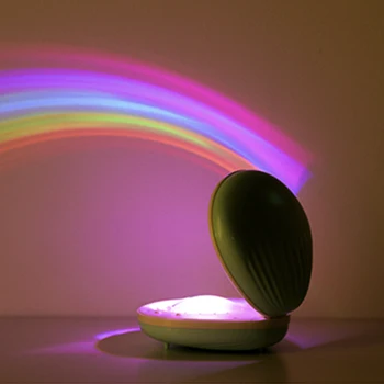 USB Nakts Gaisma Varavīksnes Porjector Lampas Atmosfēru Pasaku Lampas Istabas Galda Puses Dekorēšana Guļamistaba Bērniem Dāvanas, Svētku Apgaismojums